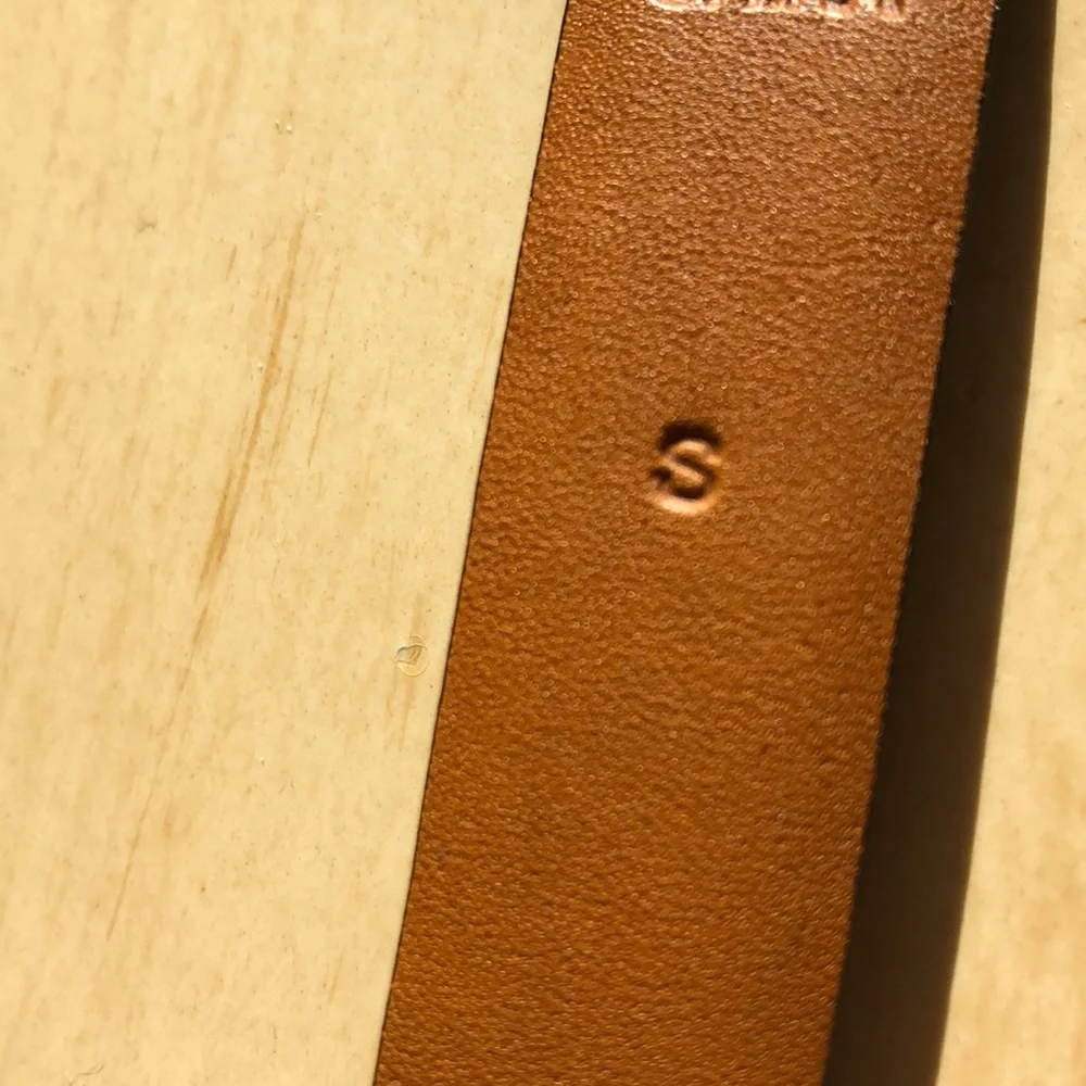 Ralph Lauren Belt Silver Square Buckle SM